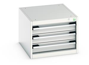 Bott Cubio Drawer Cabinets 525 x 650 Engineering tool storage cabinets Suspended 3 Drawer Cabinet 525W x 650D x 400mmH